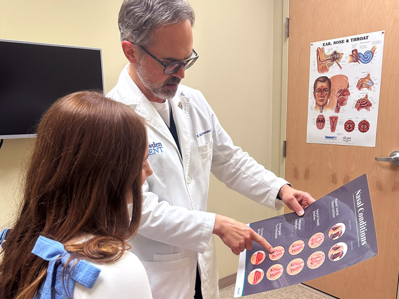 Doctor Snowden With A Patient